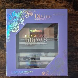Profusion Cosmetics Divine Flawless Brows Kit - Dark NIB